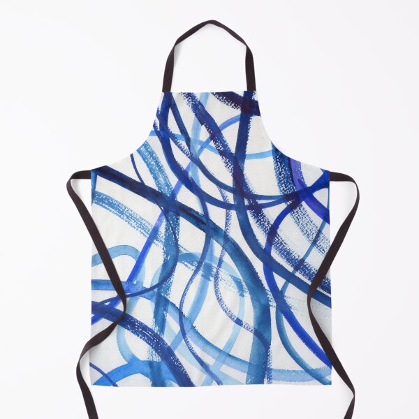 Item preview, abstract pattern in blue: waves designed and sold by kosarandrea.