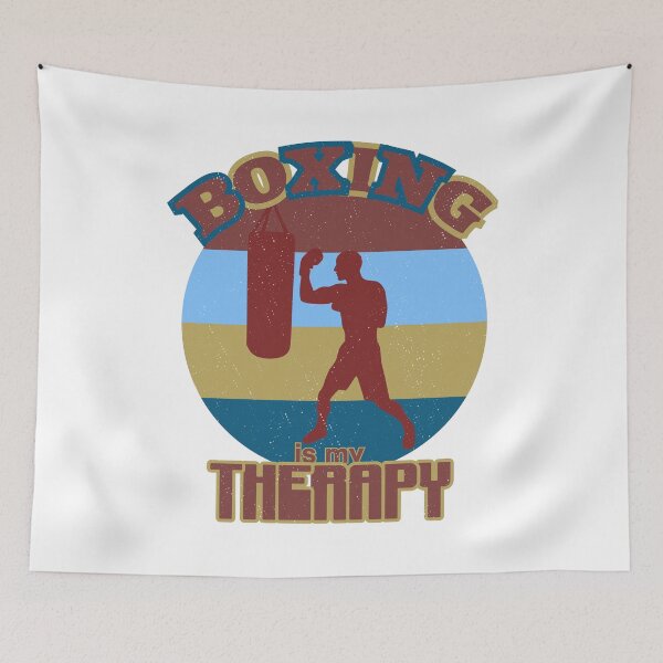 Item preview, Boxing is my therapy. best gift for boxing lovers, boxers, and boxing coaches designed and sold by Awesome 4 all.