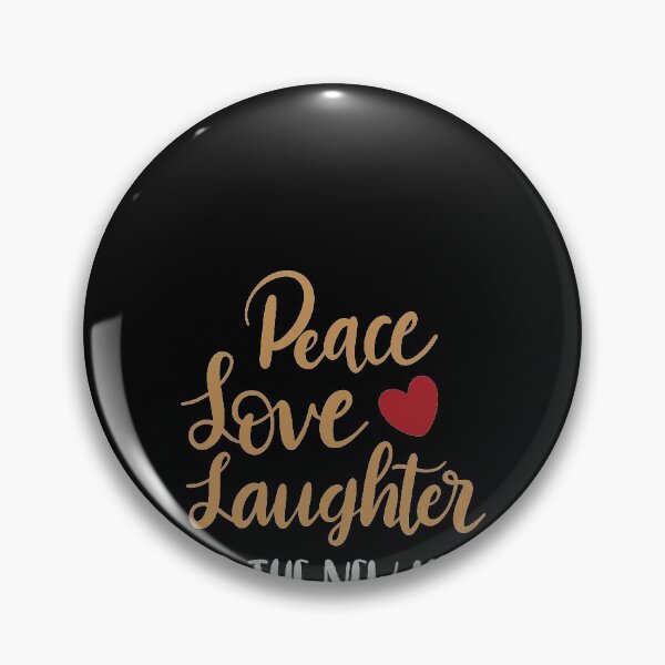 Artikelvorschau, Peace Love Laughter for the New Year entworfen und verkauft von MarianRossberg.