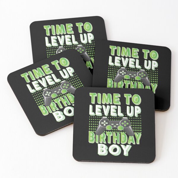 Item preview, Time To Level Up Birthday Boy Video Game Lover Party design designed and sold by Grabitees.