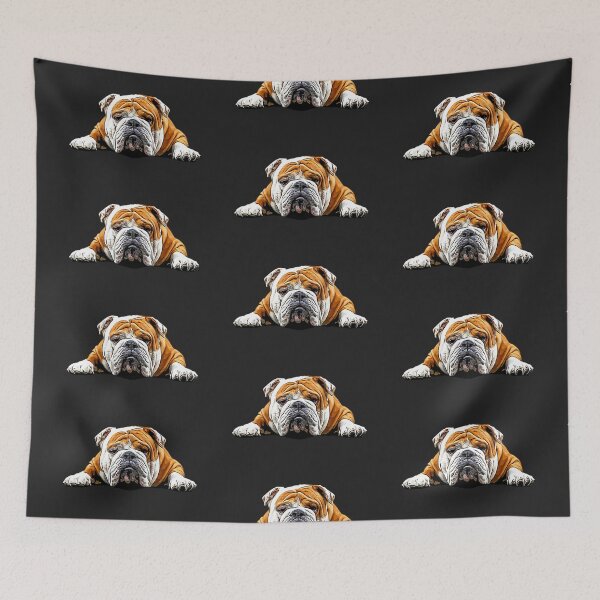 Item preview, Bulldog Chill Pose - English Bulldog designed and sold by ElegantCat.