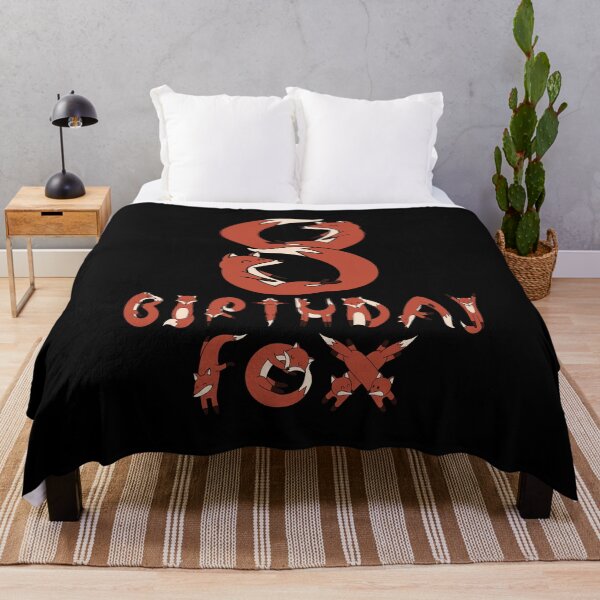 Item preview, 8th Birthday Fox Lover 8 Years Old Boys And Girls Party design designed and sold by Grabitees.