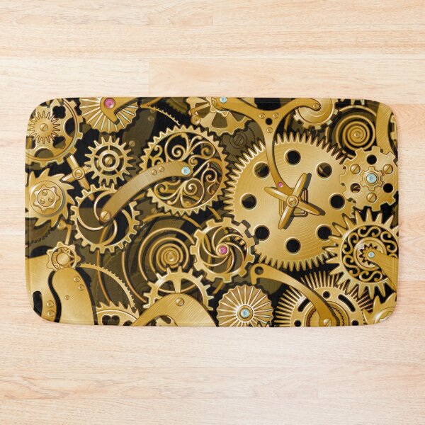 Item preview, Golden Machinery Gear Components designed and sold by Vector Scout Lab.