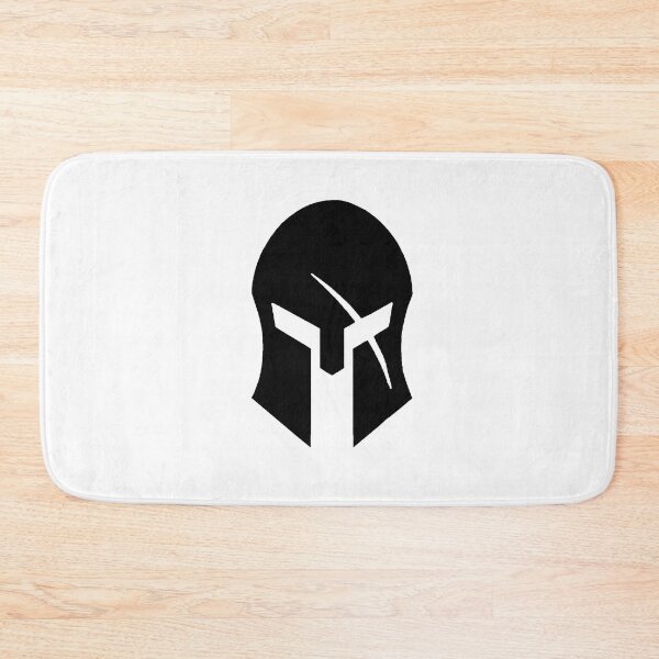 Item preview, Black Spartan helmet Greek warrior face view designed and sold by breaker160.