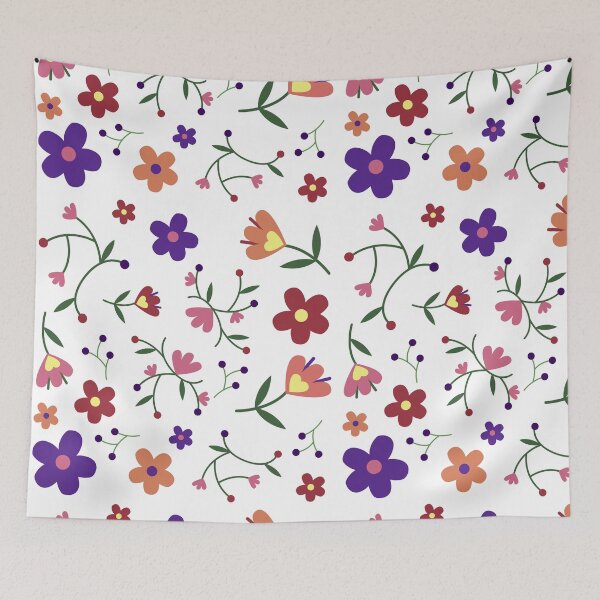 Item preview, Abstract flowers designed and sold by AhMath.