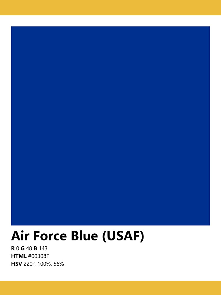 Air force blue color code best sale