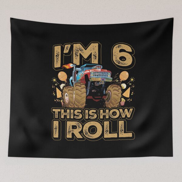 Item preview, 6 Year Old Boy Toddler Monster Truck Party 6th Birthday designed and sold by Hananiah Merch.