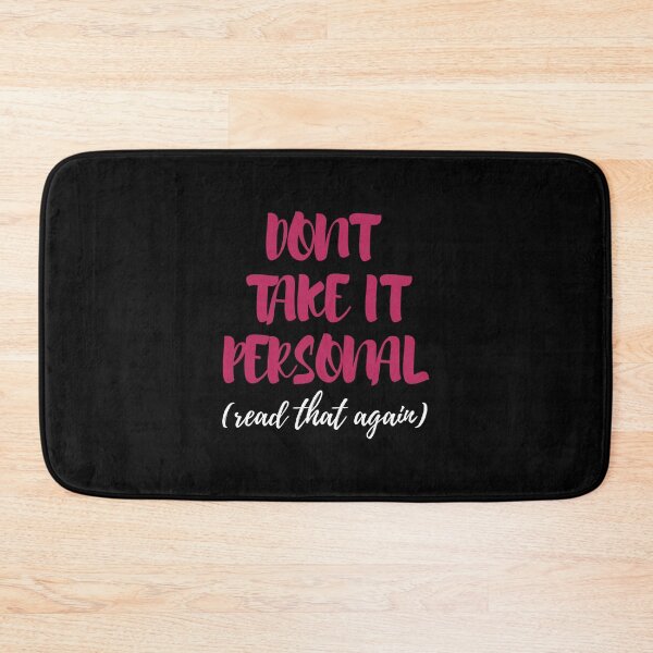 Item preview, Don't Take It Personal | Typography designed and sold by nestoras28.