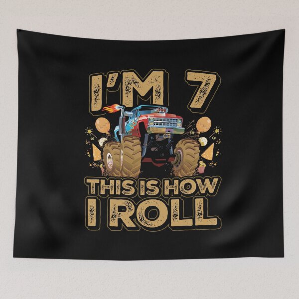Item preview, 7 Year Old Boy Toddler Monster Truck Party 7th Birthday designed and sold by Hananiah Merch.