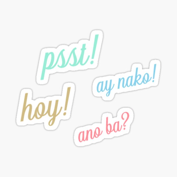 pinoy exclamations Sticker