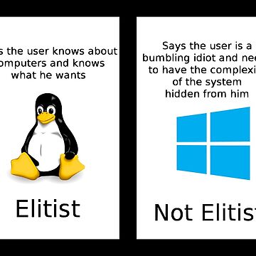 Artwork thumbnail, linux vs windows by Jugulaire
