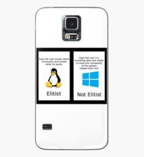 linux vs windows Case/Skin for Samsung Galaxy