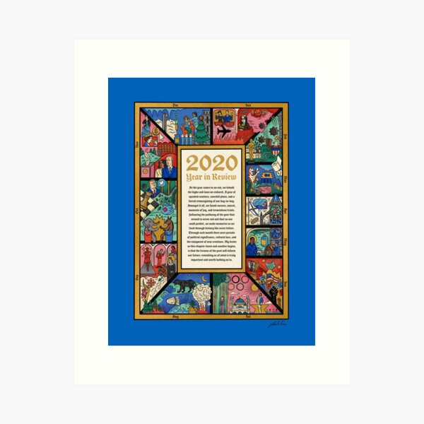 Item preview, 2020 Year in Review designed and sold by Paul Twa.