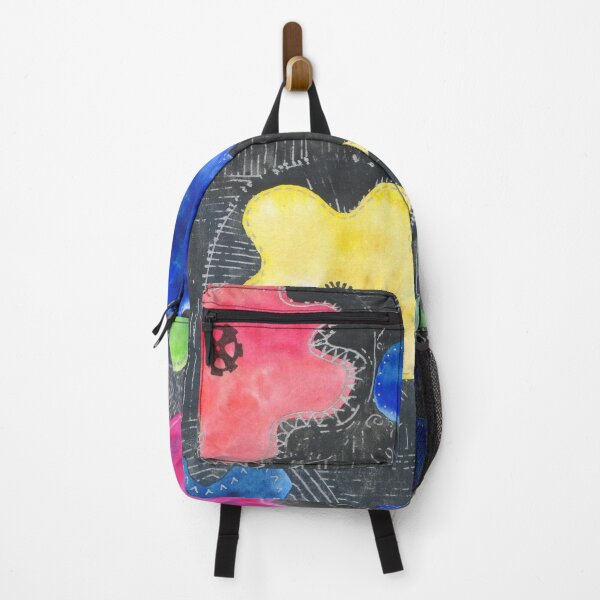 Item preview, colorful shapes in black designed and sold by kosarandrea.