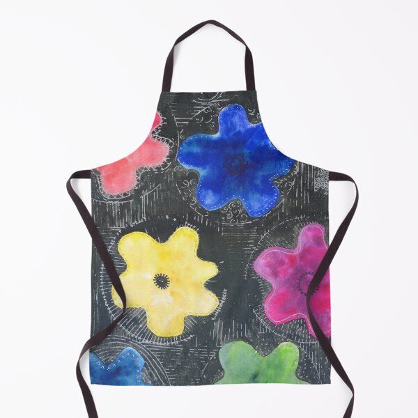 Item preview, colorful shapes in black designed and sold by kosarandrea.
