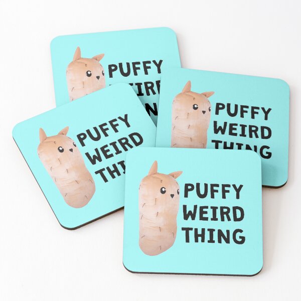 Item preview, FUNNY CAT PUFFY WEIRD THING DESIGN  designed and sold by Picspot.
