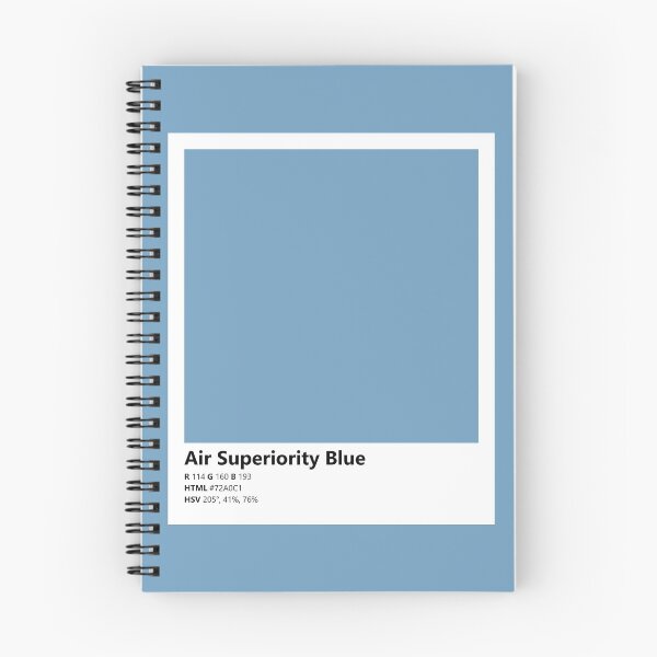 Item preview, Color Swatch/Card (Air Superiority Blue) designed and sold by Pestorian.