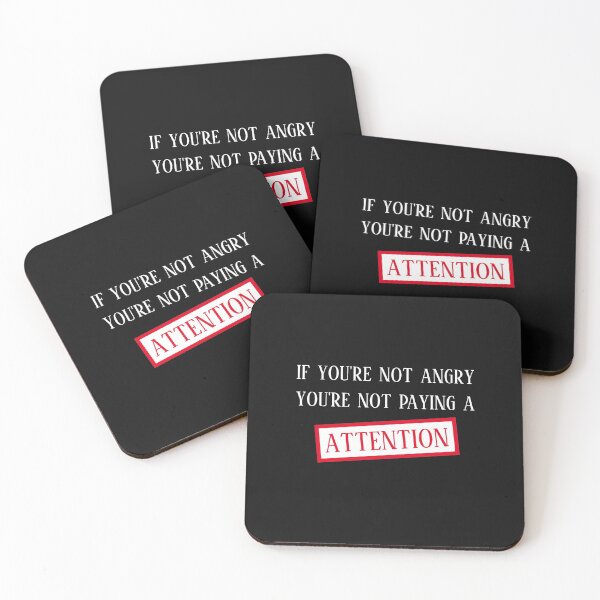 Item preview, if you're not angry you're not paying attention designed and sold by Abdelhakim-ben.