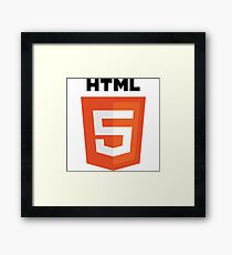HTML5 Framed Print