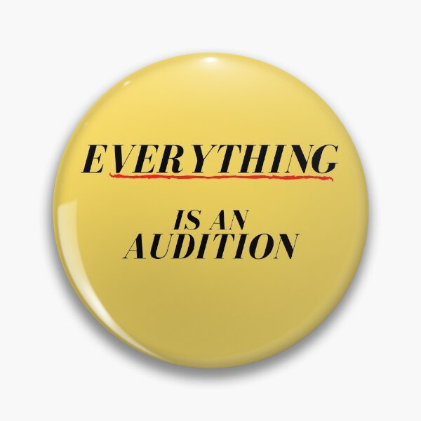 Item preview, Everything Is An Audition on yellow (mostly) designed and sold by Asymptotic.