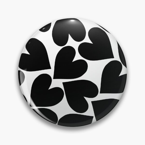 Item preview, Black Hearts Pattern designed and sold by kapotka.