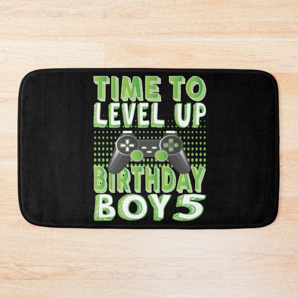Item preview, Time To Level Up Birthday Boy 5 Years Old Video Game Lover design designed and sold by Grabitees.