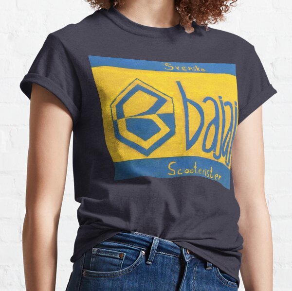 Logo of the Swedish Bajaj Scooterists handmade Classic T-Shirt