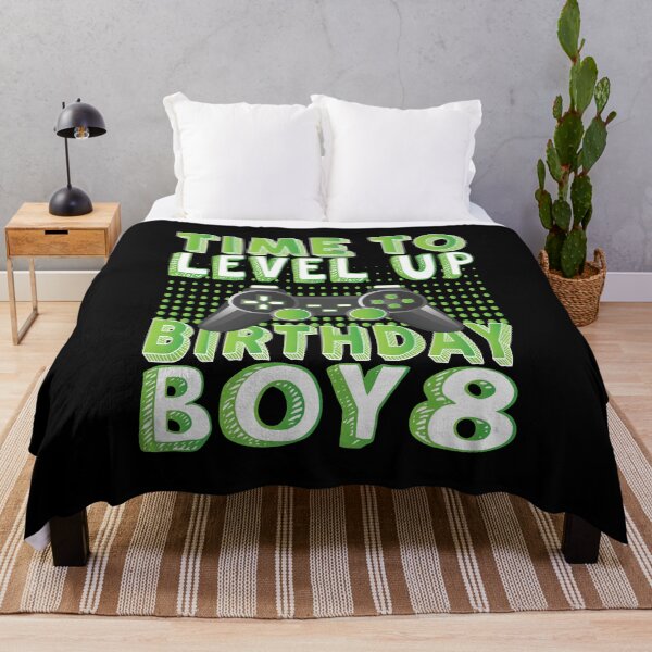 Item preview, Time To Level Up Birthday Boy 8 Years Old Video Game Lover product designed and sold by Grabitees.