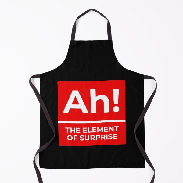 Item preview, Ah The Element Of Surprise Funny Chemistry Periodic Table Joke designed and sold by WarmlyGreetings.