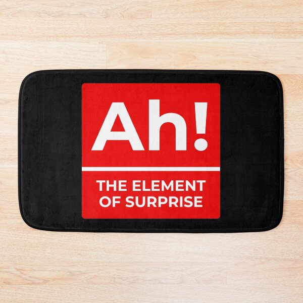 Item preview, Ah The Element Of Surprise Funny Chemistry Periodic Table Joke designed and sold by WarmlyGreetings.