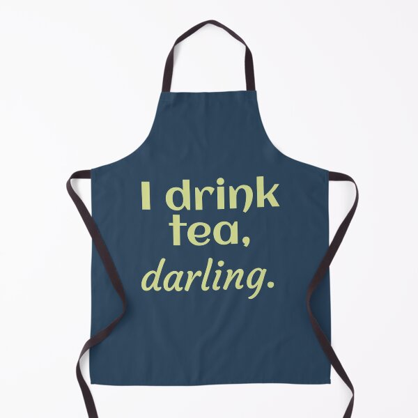 Item preview, I drink tea, darling Tom Holland says "I drink tea darling" designed and sold by Giovanni's Brown Quotes.