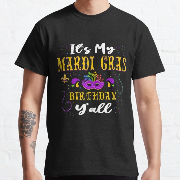 Kleding Meisjeskleding Tops & T-shirts Geborduurde Mardi Gras Shirt 