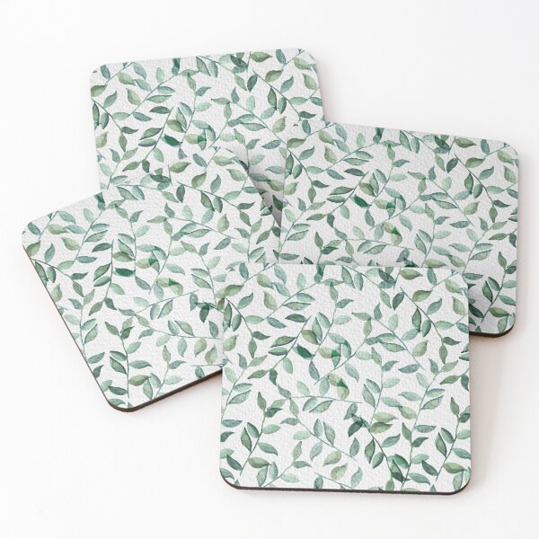 Item preview, Green Foliage Watercolour designed and sold by Roseanne Durnford.