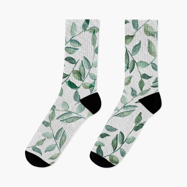 Item preview, Green Foliage Watercolour designed and sold by Roseanne Durnford.
