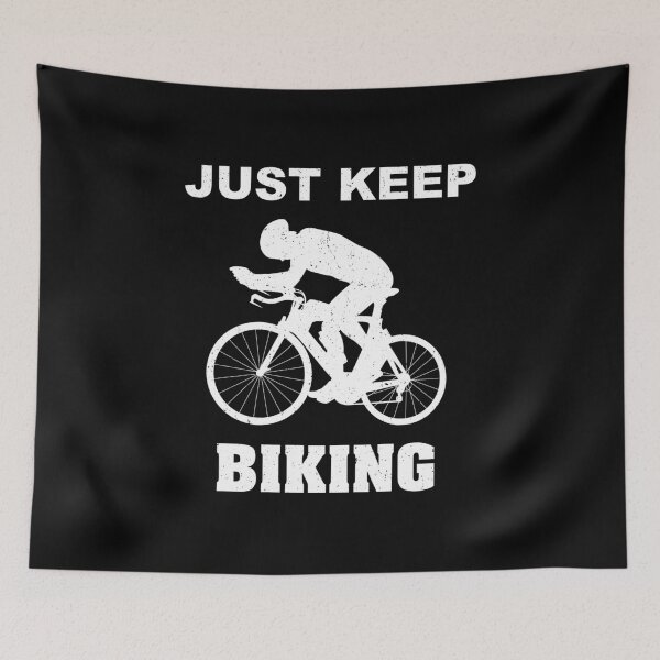 Item preview, Just Keep Biking designed and sold by Hafashop.
