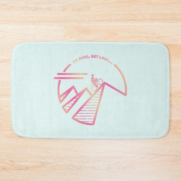 Item preview, Climbing Abstract Triple Peaks Pink Orange Gradient designed and sold by RabeDesigns.