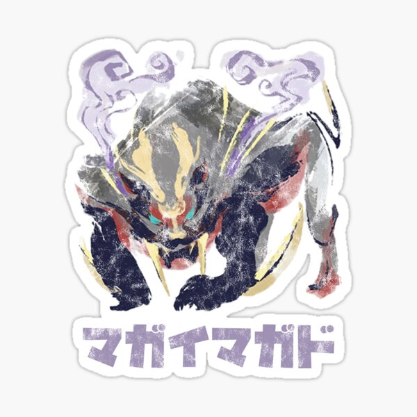Monster Hunter Rise Magnamalo Kanji Icon Sticker