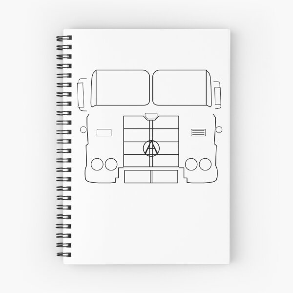 Item preview, Vintage 1970s Aussie Atkinson prime mover (without bars) black outline graphic designed and sold by soitwouldseem.