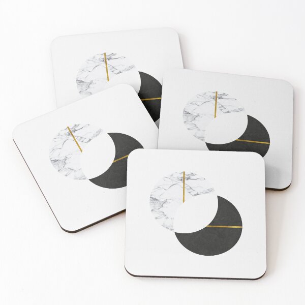 Item preview, Minimalist Marble Circles designed and sold by AmbienceArt.