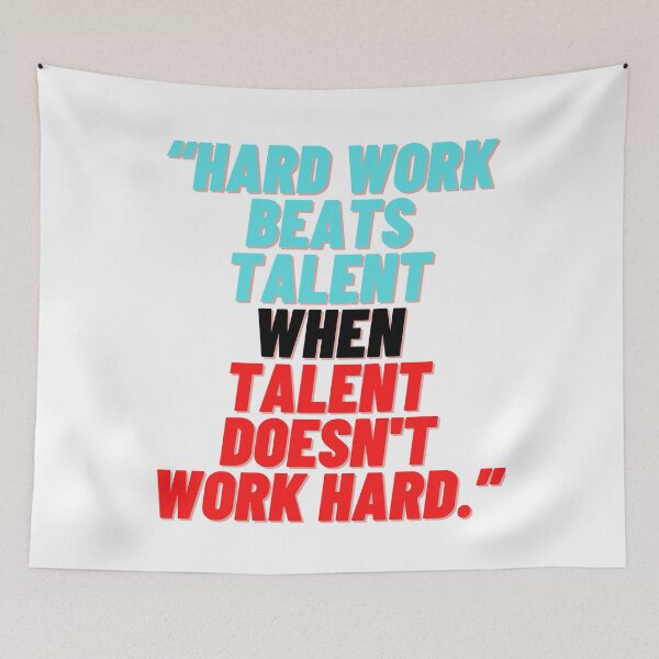 Item preview, Hard work beats talent.. (jk artist) designed and sold by jaivikartist.