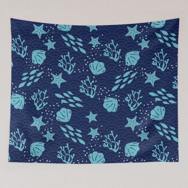 Item preview, Blue Underwater Ocean Vibes designed and sold by Colorful Misfits.