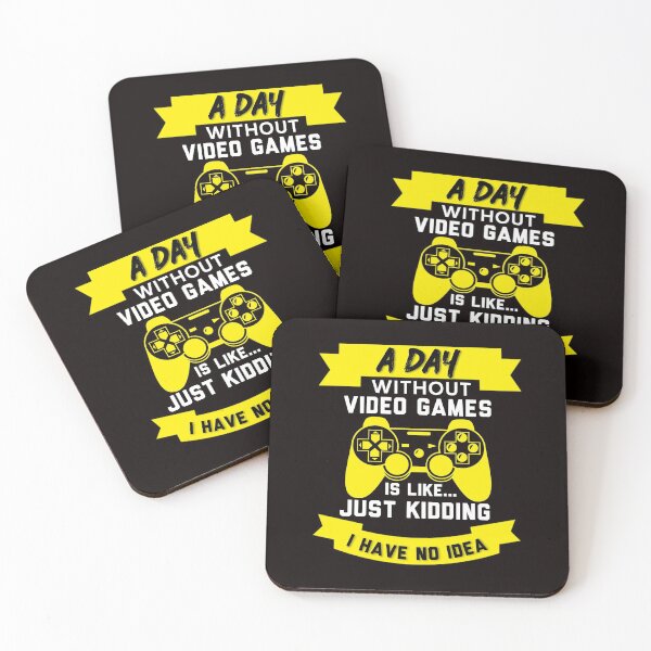 Item preview, A DAY WITHOUT VIDEO GAMES IS LIKE JUST KIDDING I HAVE NO IDEA designed and sold by Hussain Shirts.