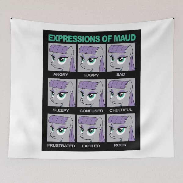 Item preview, Expressions Of Maud Pie Sister Of Pinkie Pie My Little Pony Mlp Character Friendship Is Magic Gift Idea For Fans Lovers Fanart Gifr For Christmas Birthday For My Son Daughter designed and sold by broniesunite.