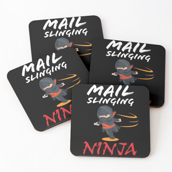 Item preview, Mail slinging Ninja or Postal worker designed and sold by Grinover.