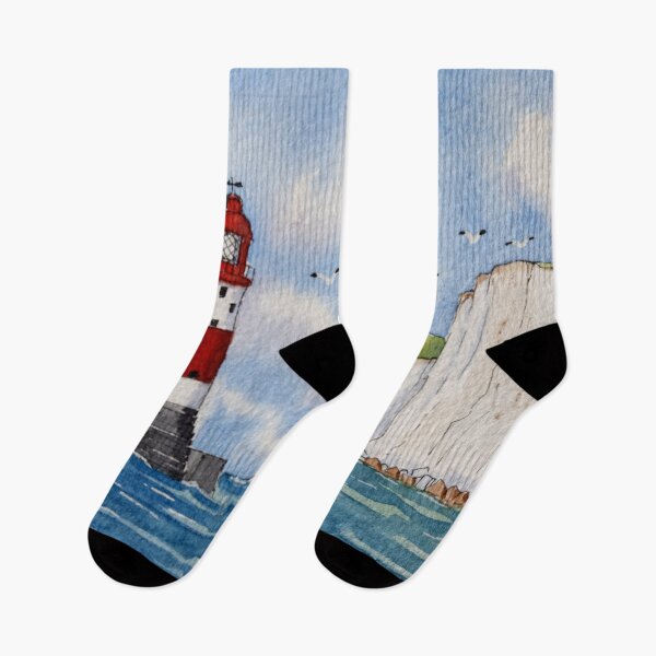 Item preview, Beachy Head and Belle Tout Lighthouses. designed and sold by John Ray.