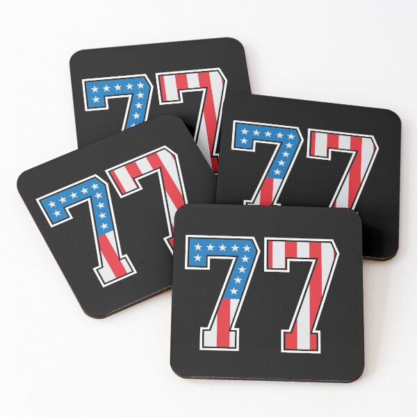Item preview, 77 American Lucky Number Seventy-seven United States Flag designed and sold by Urosek.