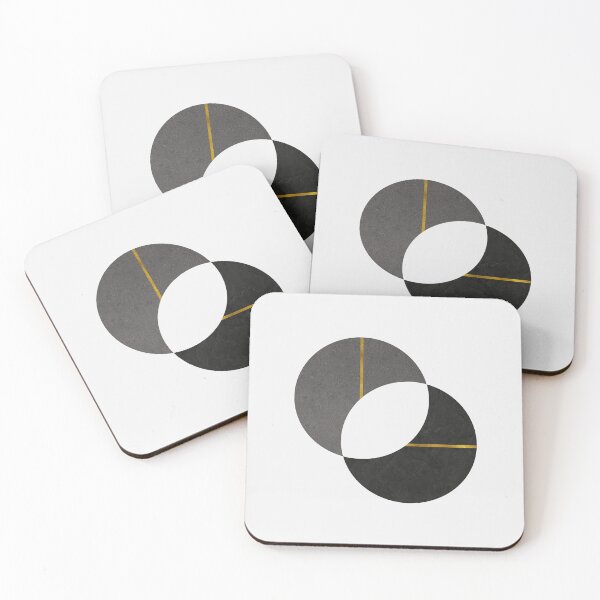 Item preview, Minimalist Grey Circles designed and sold by AmbienceArt.