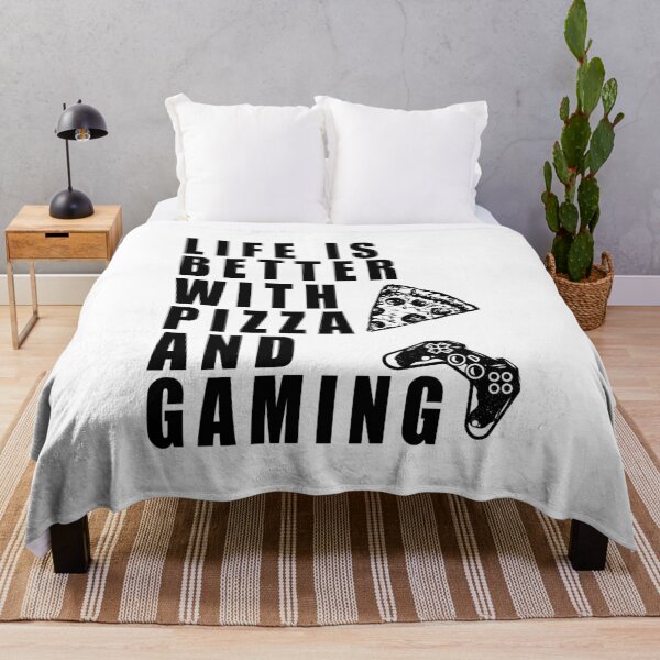Item preview, Life Is Better With Pizza And Gaming designed and sold by kayodeDesign.