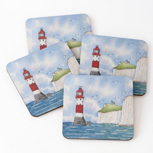 Item preview, Beachy Head and Belle Tout Lighthouses. designed and sold by John Ray.