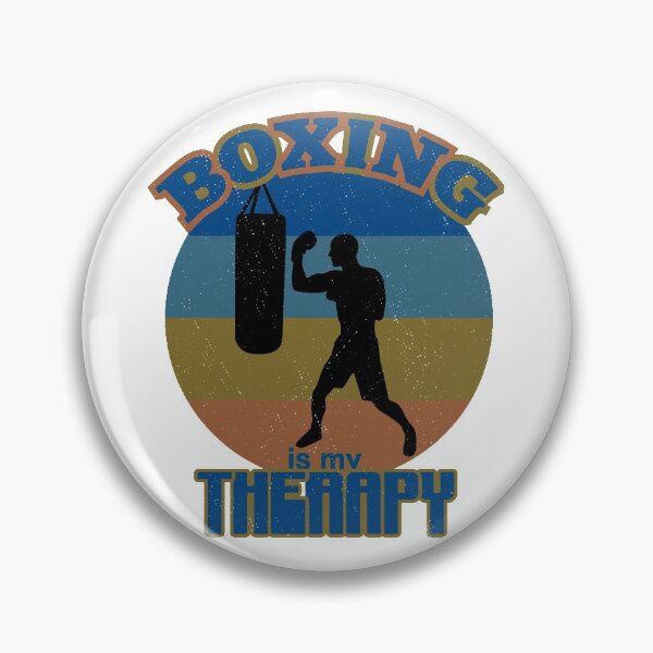 Item preview, Boxing is my therapy. best gift for boxing lovers, boxers, boxing instructors, and boxing coaches designed and sold by Awesome 4 all.